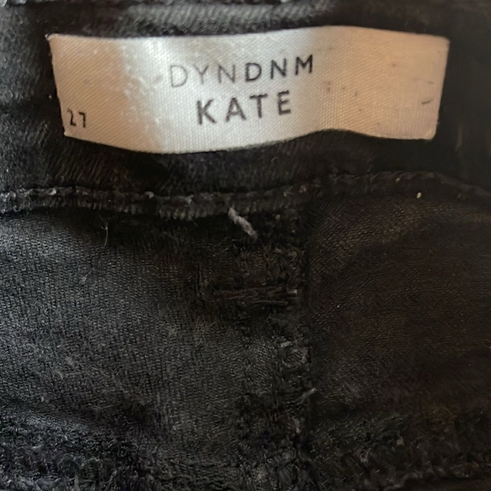 Kate Skinny Jeans, Distressed Black, Size 27 - Picture 6 of 11